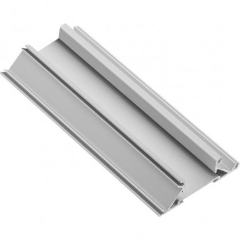 Алюминиевый профиль GTV GLAX PA-GLAXNBD3M-AL торцевой, двухсторонний, 3 м