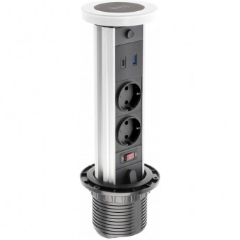 Блок розеток GTV CAMINO AE-BPW2SCAM-10 2 розетки Блок розеток GTV CAMINO AE-BPW2SCAM-10 2 розетки