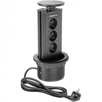 Блок розеток выдвижной GTV AE-BPW3GS-20 3 розетки Блок розеток выдвижной GTV AE-BPW3GS-20 3 розетки