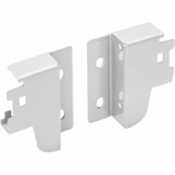 Держатель задней стенки GTV PB-D-N2R0-01, низкий, белый, 2 шт