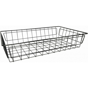 Корзина выдвижная GTV 40II (355х485х100), в модуль 400 мм, антрацит, без направляющих