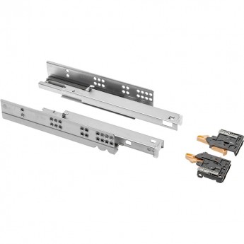 Направляющая нижнего монтажа 270 Modern Slide с доводчиком, полное выдвижение GTV PB-0SHX-270-A Направляющая нижнего монтажа 270 Modern Slide с доводчиком, полное выдвижение GTV PB-0SHX-270-A