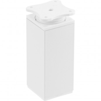 Ножка мебельная квадратная DAKP-27, цвет белый GTV NM-DAK27-080-10