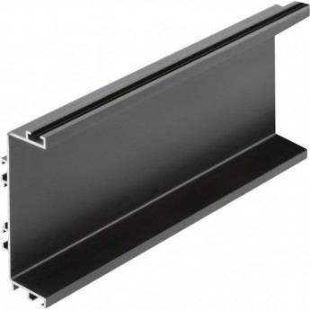 Профиль горизонтальный VELLO c подсветкой, цвет черный матовый GTV PA-VELLO-C3M-20M Профиль горизонтальный VELLO c подсветкой, цвет черный матовый GTV PA-VELLO-C3M-20M