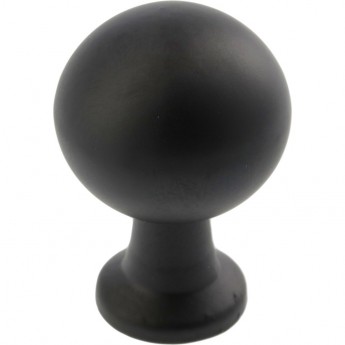 Ручка NORD кнопка, черный матовый GTV GZ-NORD-1-20M (комплект 6 шт)