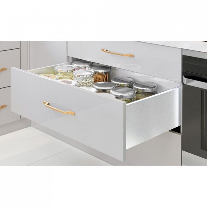 Выдвижной ящик GTV AXIS PRO L-350 средний белый PB-AXISPRO-KPL350B1