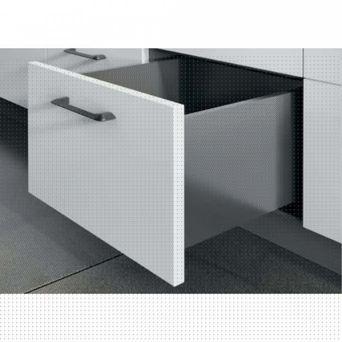 Выдвижной ящик GTV AXIS PRO L300 высокий антрацит PB-AXISPRO-KPL300D